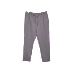 Zara Textured Knit Jogger Pants Mens L Beige Pique Drawstrings Minimalist Grunge